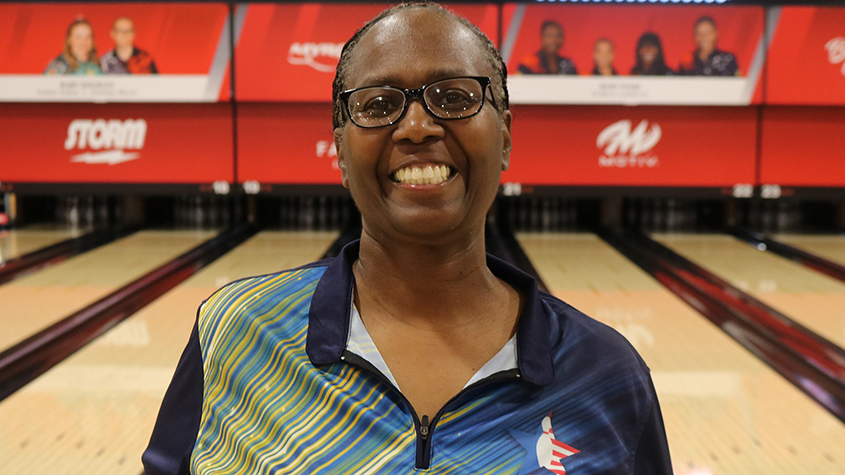 Bernadette Richardson at the 2023 USBC Women's Championships